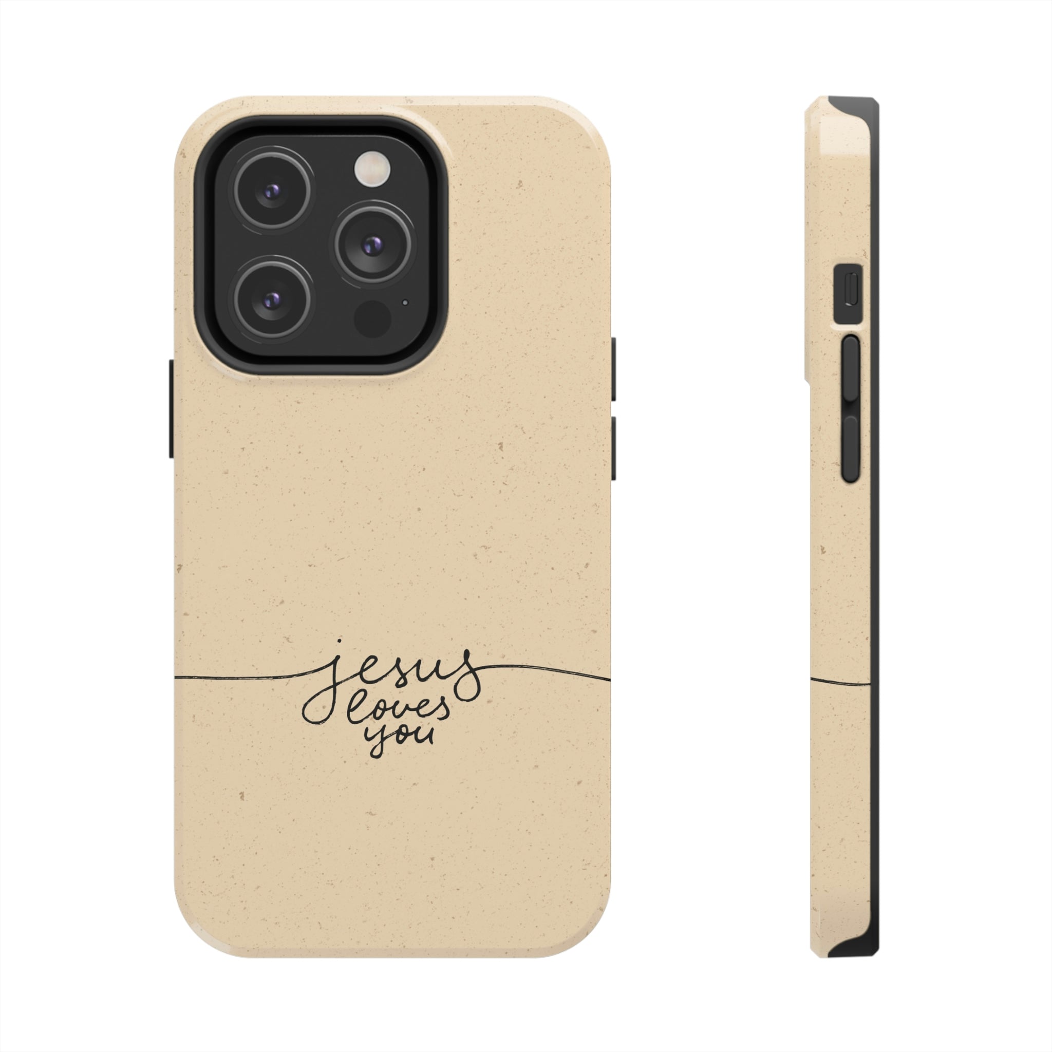 Jesus Loves You Tan iPhone Case Glow From Glory